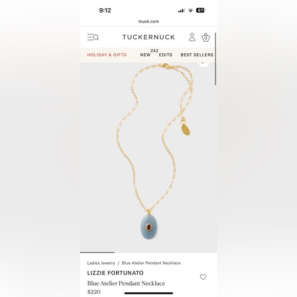 NWOT Lizzie Fortunato Atelier Necklace - Picture 3 of 4